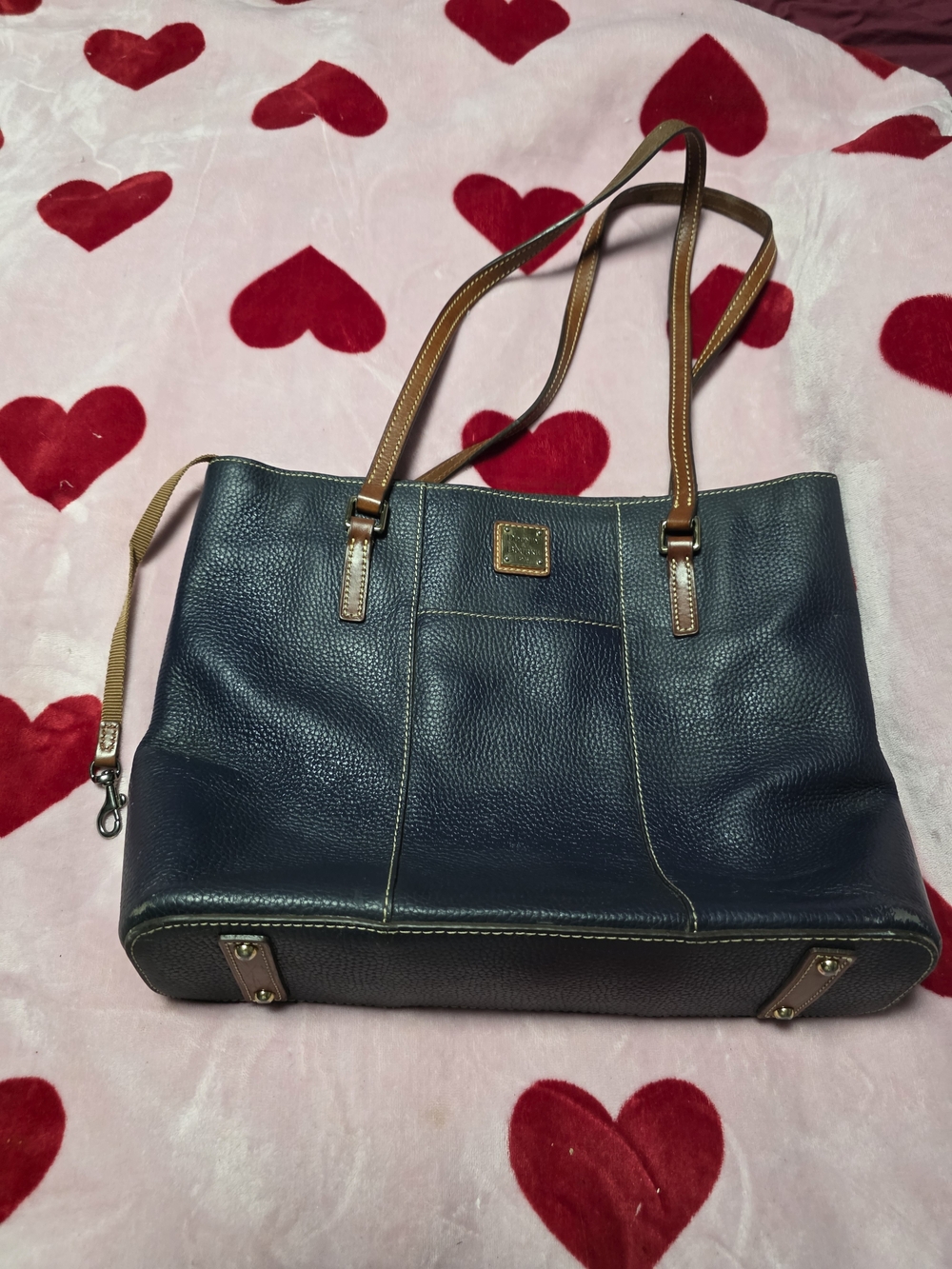 Dooney And Bourke Pebble Leather Lexington Shopper